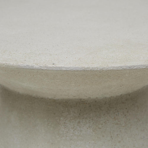 Livorno Round Designer Outdoor Side Table - Grey Speckle Side Table