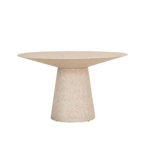 Livorno Round Designer Outdoor Dining Tables - 4 Seater - Warm Sand Dining Table