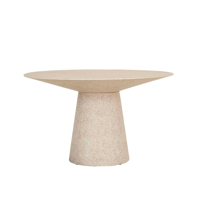 Livorno Round Designer Outdoor Dining Tables - 4 Seater - Warm Sand Dining Table