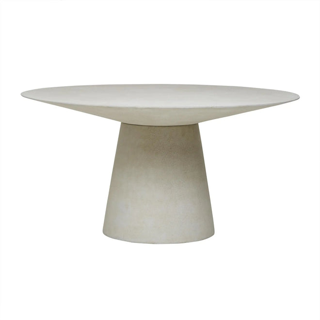 Livorno Round Designer Outdoor Dining Tables - 6 Seater - Grey Speckle Dining Table