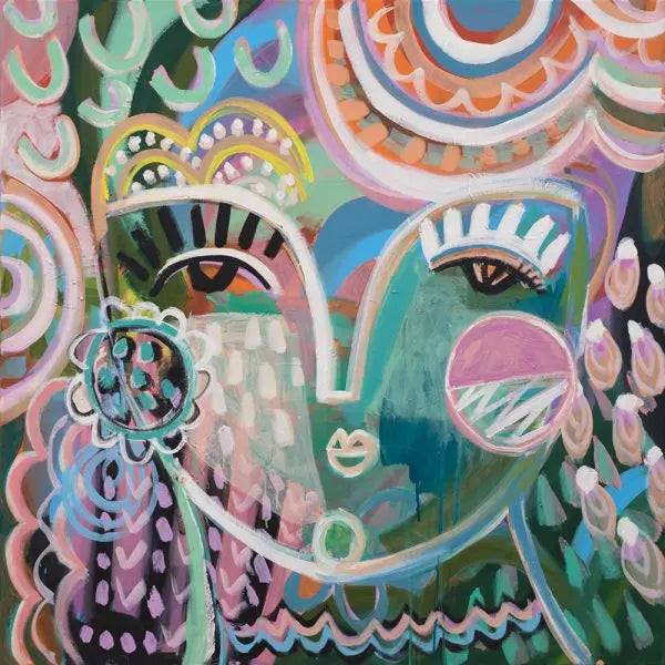 Lovely Betty Framed Canvas Artwork