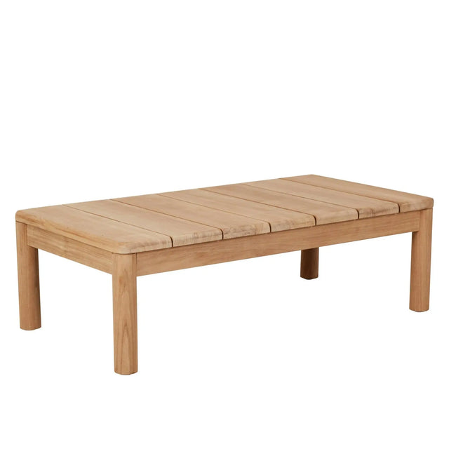 Lucy Outdoor Coffee Table - Natural Teak Coffee Table