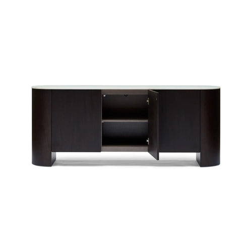 Modern Sideboard - Axel Walnut & Marble Buffets