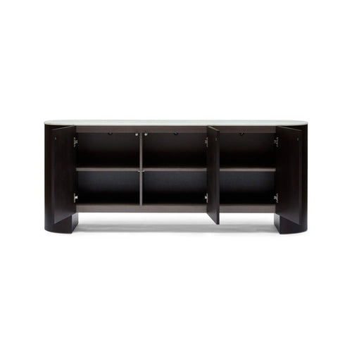 Modern Sideboard - Axel Walnut & Marble Buffets