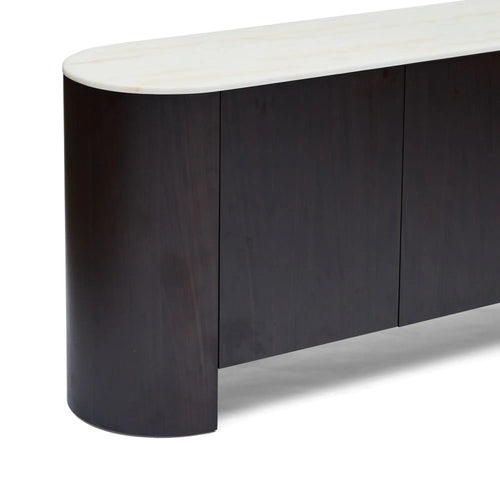 Modern Sideboard - Axel Walnut & Marble Buffets