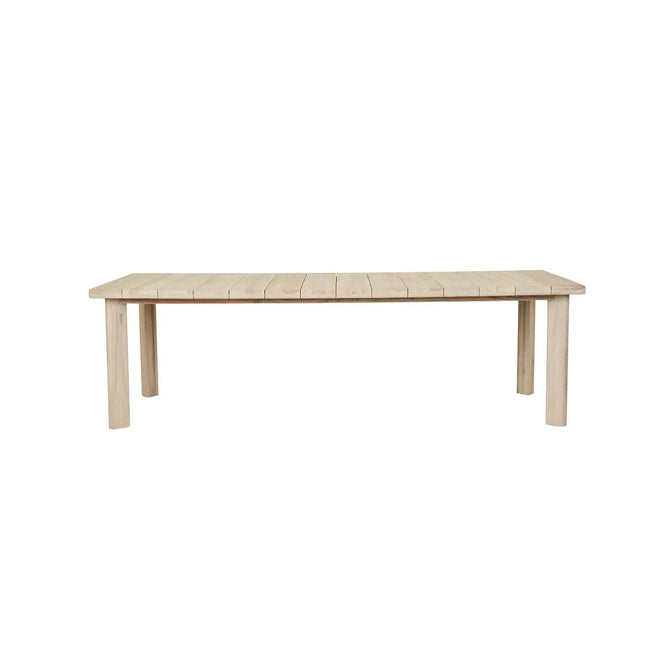 Montana Raft Designer Outdoor Dining Table - Aged Teak - 8 Seater Dining Table