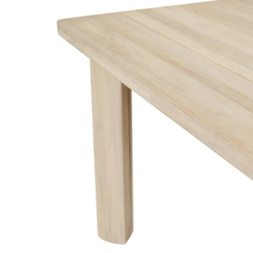 Montana Raft Modern Outdoor Dining Table - Aged Teak - 10 Seater Dining Table