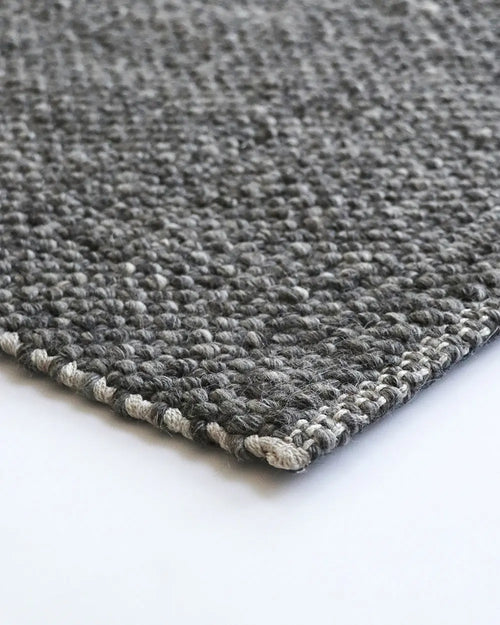 Nebraska Charcoal Handwoven Weave Rug Indoor rug