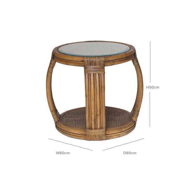Plantation - Rattan Side Table Side Table