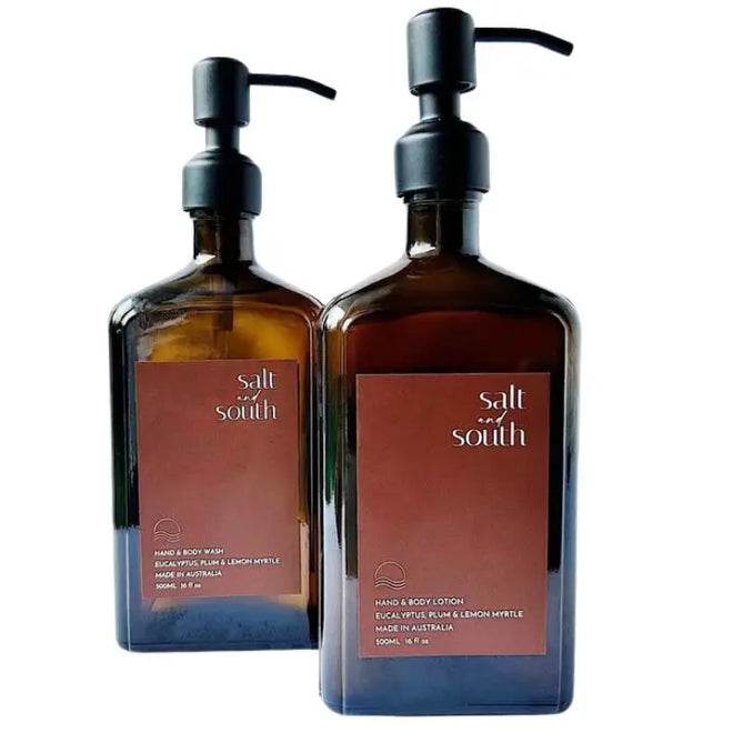 Salt & South Hand & Body Lotion Set - Eucalyptus, Plum & Lemon Myrtle