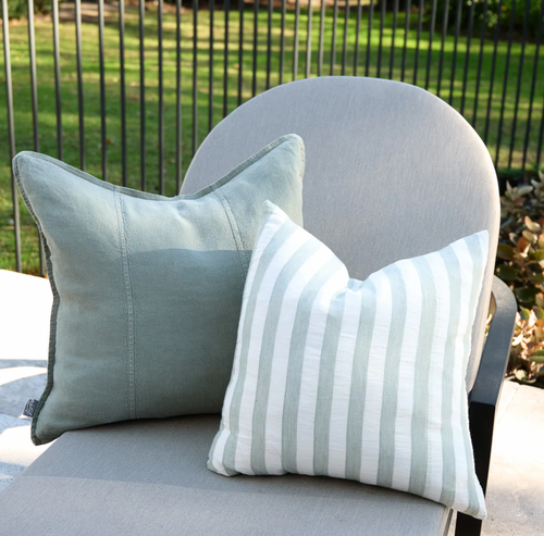 Luca® Outdoor Linen Cushion - Pistachio Cushions