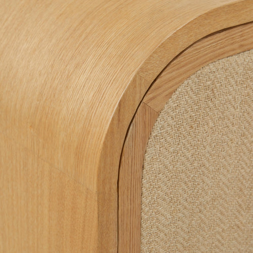 Chloe Modern Arc Buffet /Sideboard - Natural Ash Buffets