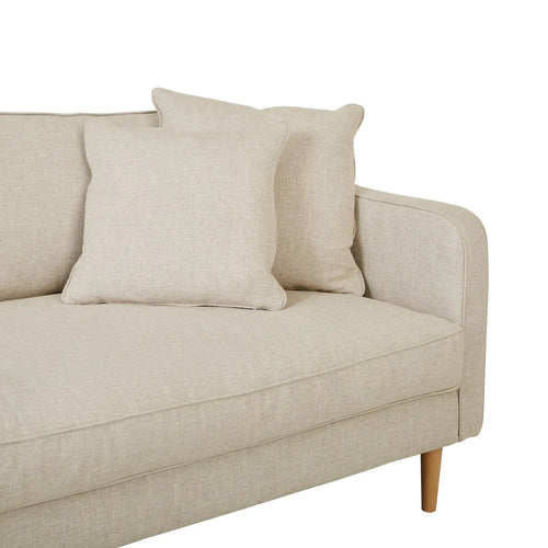 Sidney Classic 3 Seater Sofa - Oatmeal - Natural Ash
