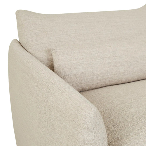 Sidney Peak Modern Sofa Chair - Natural Speckle Occasional Chair