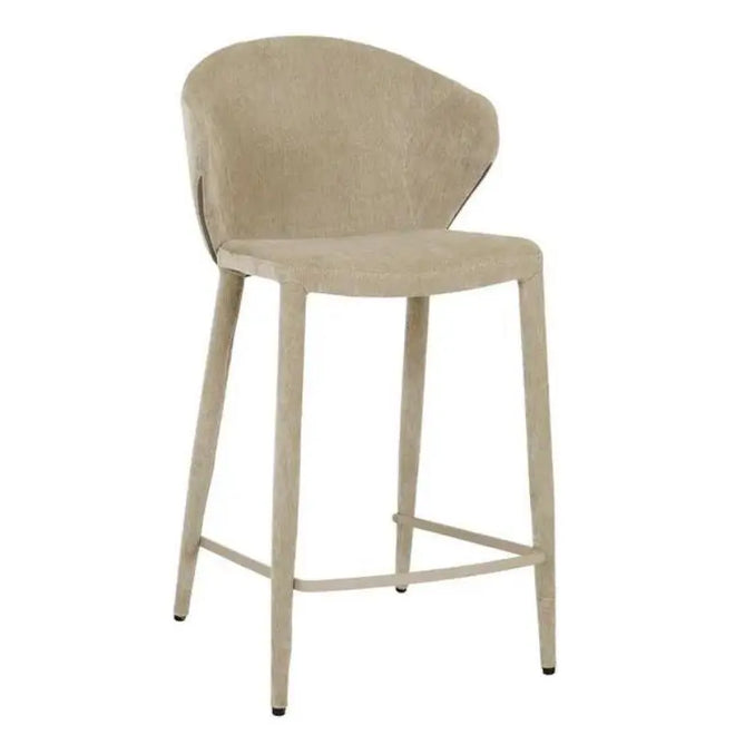 Theo Modern Barstool - Pistachio - Matt Cashmere Kitchen / Bar Stool