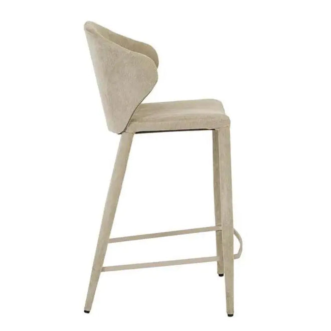 Theo Modern Barstool - Pistachio - Matt Cashmere Kitchen / Bar Stool