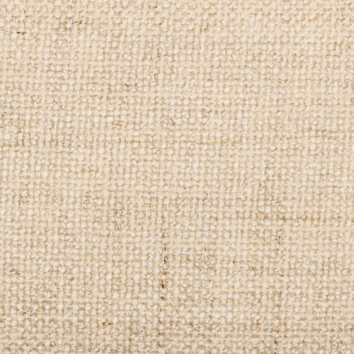 Zara Curved Ottoman Linen Large Ottoman