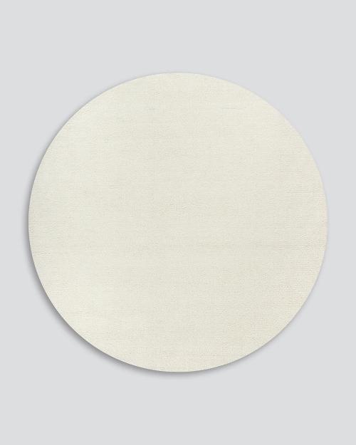 Dorset Round Floor Rug - Natural White Indoor Rugs