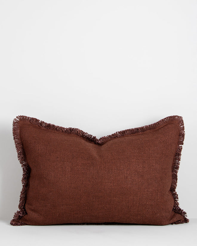 Dover Rectangle Cushion - Brick Indoor Cushions