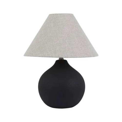 Lorne Ball Modern Table Lamp - Nude Sand - White Lighting