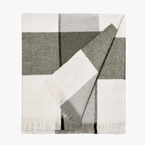  Alby Eucalypt Australian Wool Checked Blanket Quilts