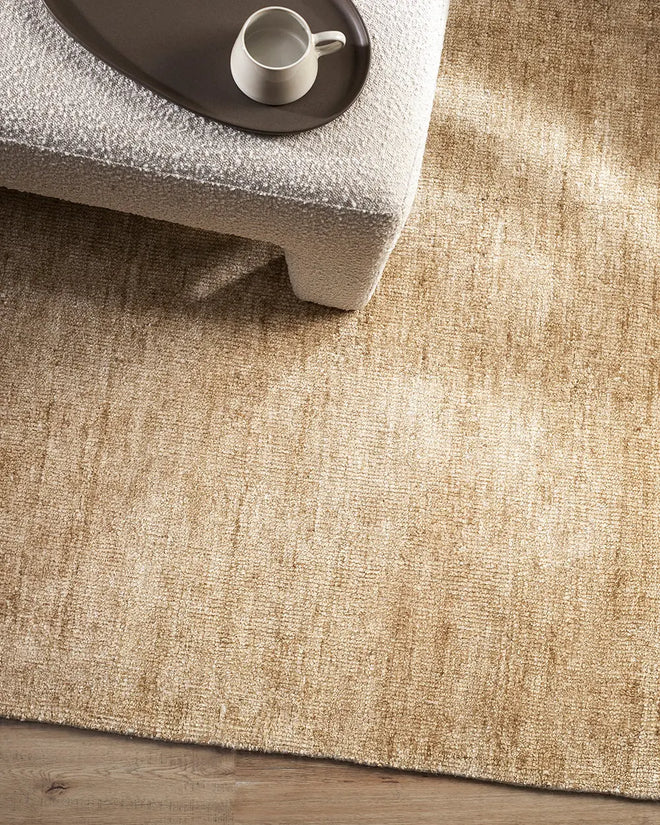  Belverde - Sand Bamboo Silk & Wool Rug Indoor rug