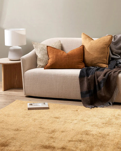Belverde Treacle Luxury Bamboo Silk And Wool Rug Indoor rug