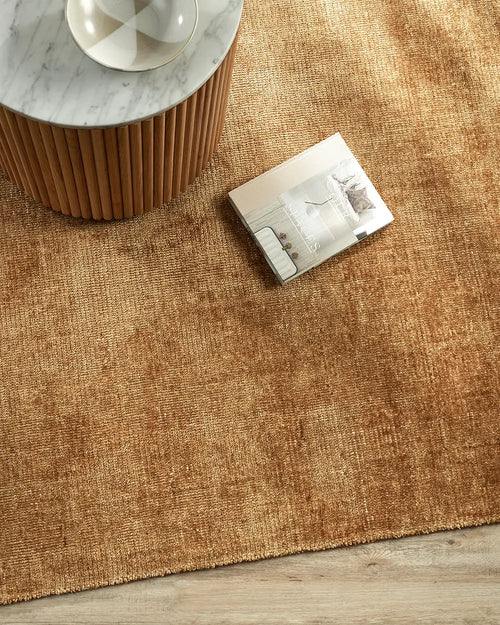  Belverde Treacle Luxury Bamboo Silk And Wool Rug Indoor rug