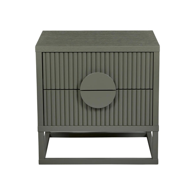  Benjamin Ripple Bedside Table - Natural Ash Bedside Table