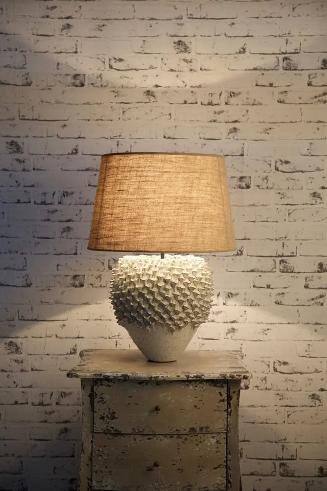  Boomerang - Coral Detail Ceramic Side Lamp Table Lamp