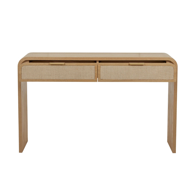  Chloe Arc Console Natural Ash Console Table