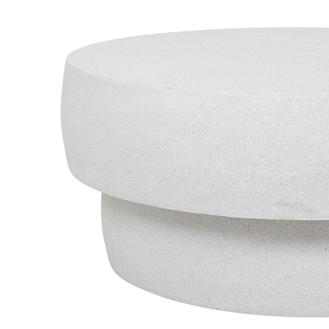  Livorno Boulder Coffee Table - White Speckle Coffee Table