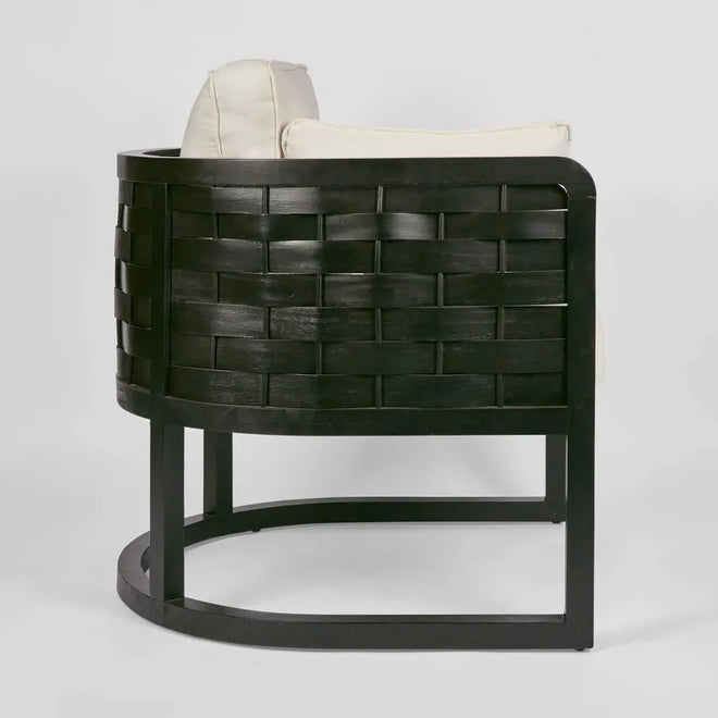  Cabarita Occasional Chair - Black Weave Occasional Chairs