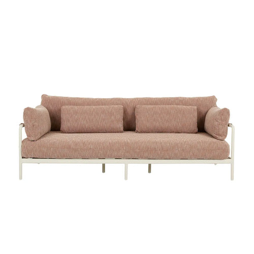  Cape 3 Seater Sofa - Tuscan Brick - Sandcastle Tweed Sofa