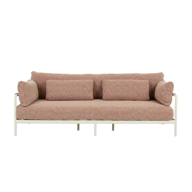  Cape 3 Seater Sofa - Tuscan Brick - Sandcastle Tweed Sofa