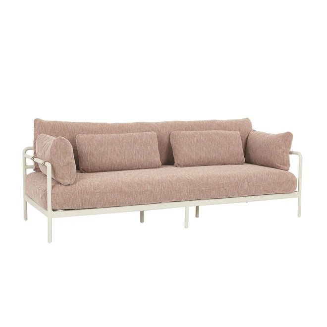  Cape 3 Seater Sofa - Tuscan Brick - Sandcastle Tweed Sofa