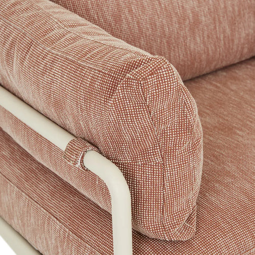  Cape 3 Seater Sofa - Tuscan Brick - Sandcastle Tweed Sofa