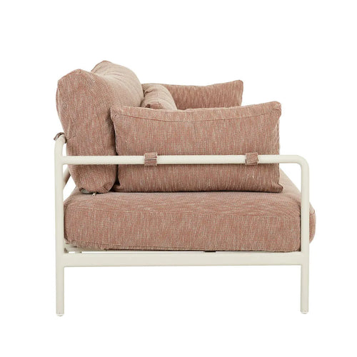  Cape 3 Seater Sofa - Tuscan Brick - Sandcastle Tweed Sofa
