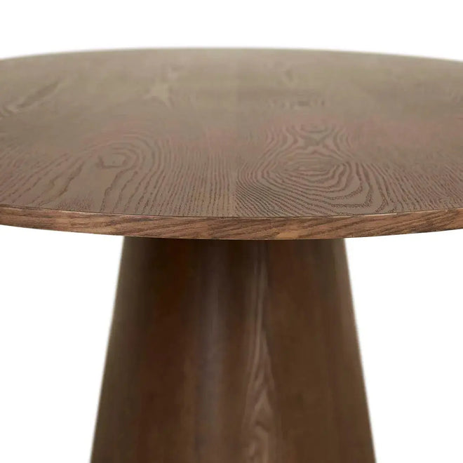  Classique Oval Modern Dining Table - Matt Dark Oak - 8 Seater Dining Table