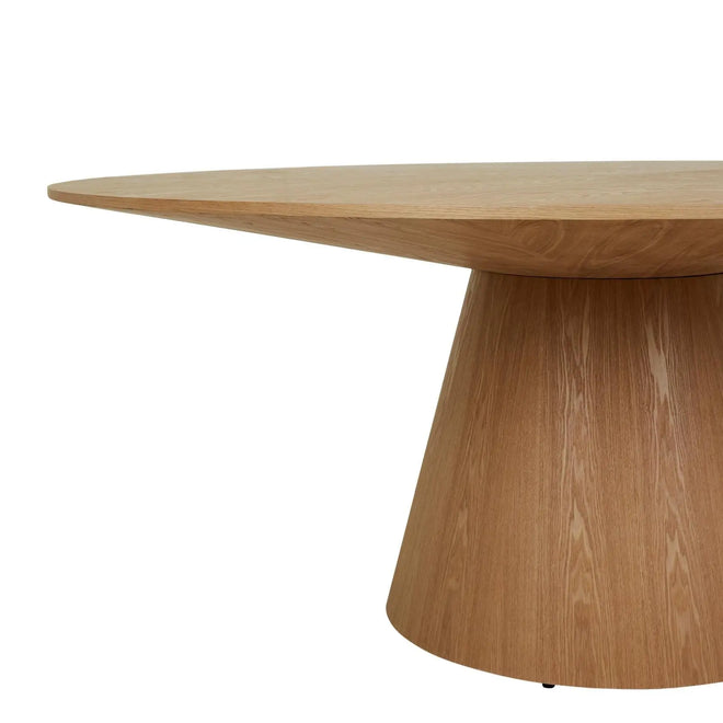  Classique Round Dining Tables - Natural Ash - 4 Seater Dining Table