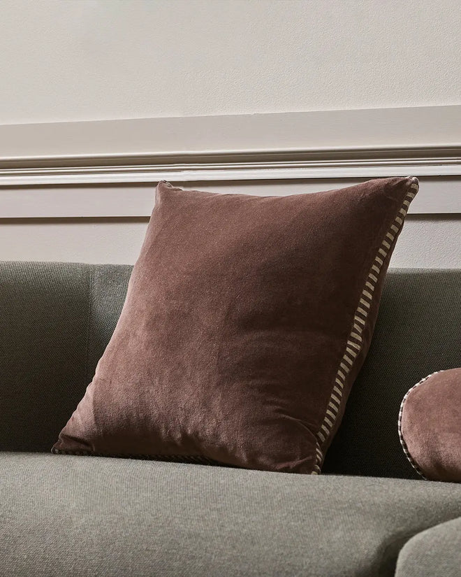  Edward Chocolate Cushion Indoor Cushions