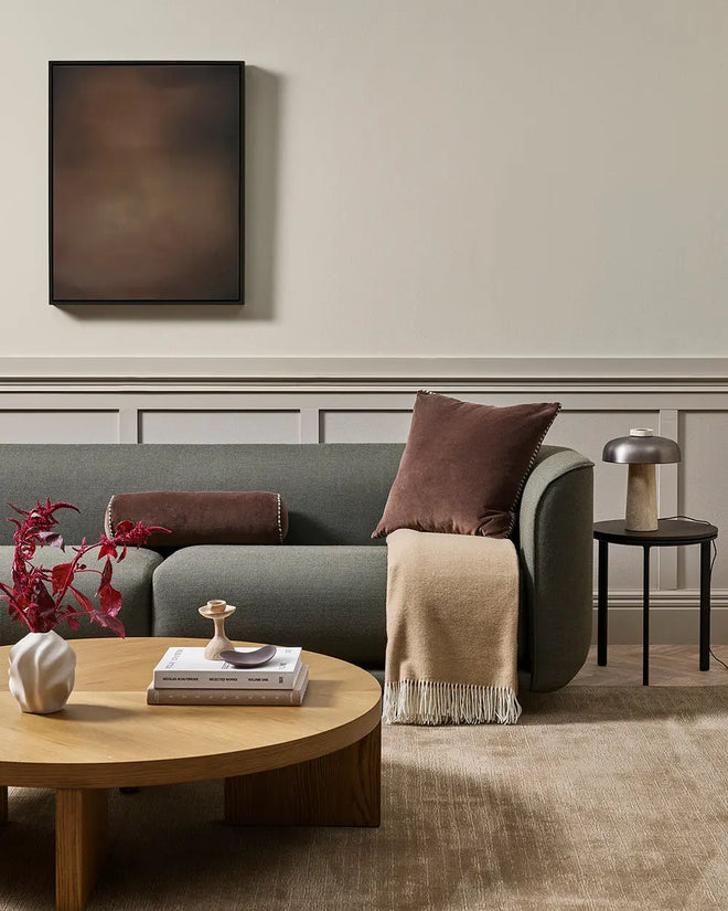  Elliot Chocolate Bolster Cushion Indoor Cushions