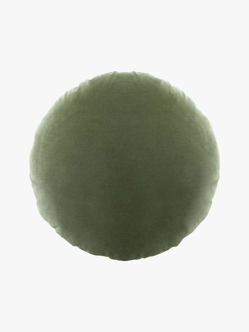 Etro Round Eucalypt - Velvet Cushion Cushions