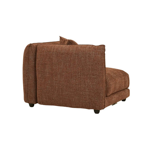  Felix Crest Modular 1 Seater Right Corner Sofa - Auburn Weave Sofa