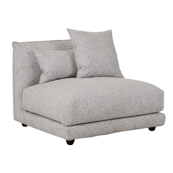  Felix Crest Modular Sofa 1 Seater Centre - Cloud Speckle Sofa