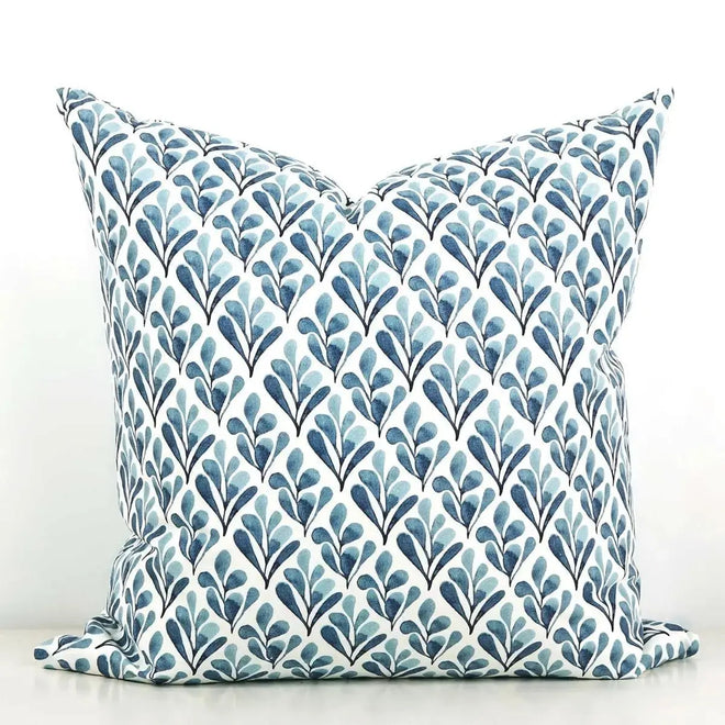 Flora Bluewater Print - Cushions Sofa