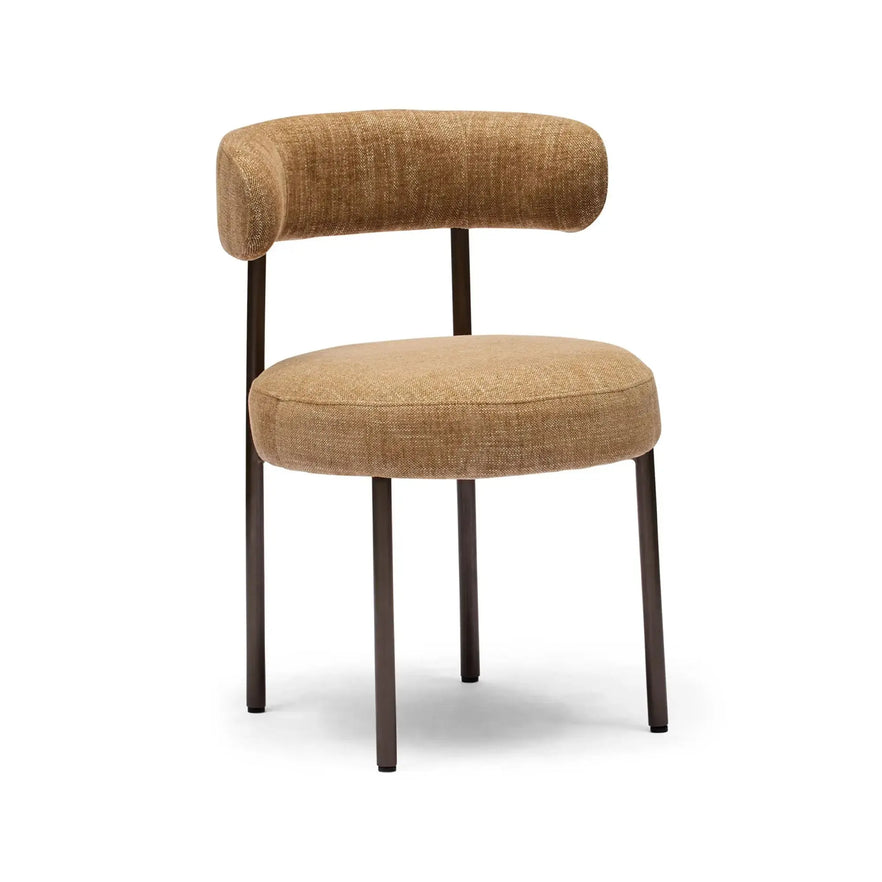  Franco Modern Dining Chair - Oat Bronze Dining Chair