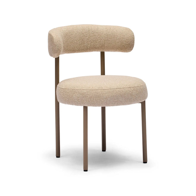  Franco Modern Dining Chair - Oat Bronze Dining Chair