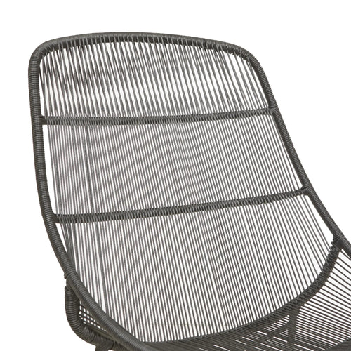  Granada Scoop Outdoor Designer Dining Chair - Licorice Dining Chairs