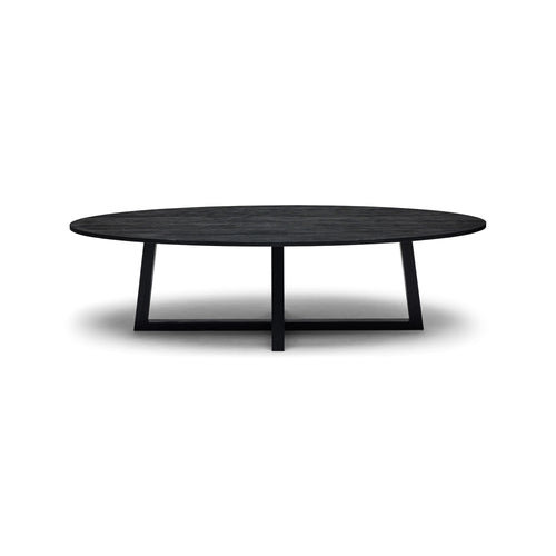 Finbar Black Dining Table Ash Small - Modern Dining